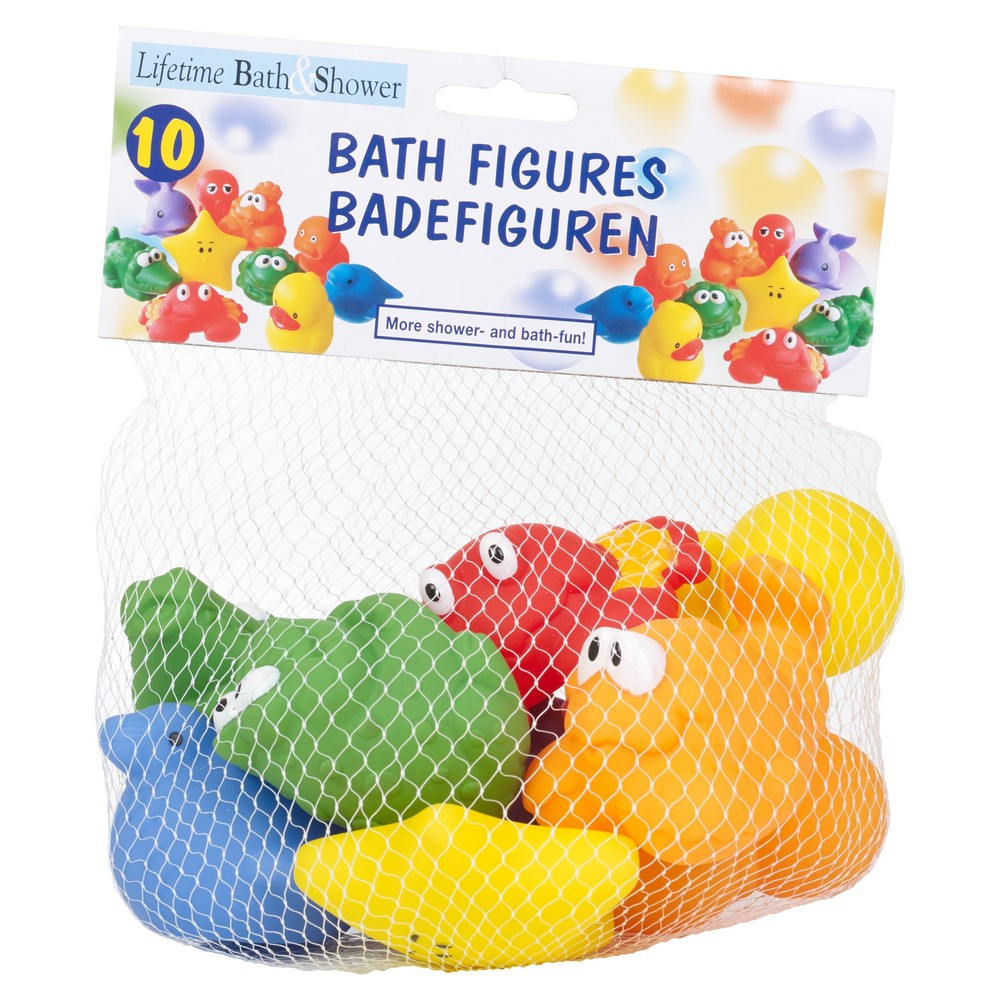 Lot de 10 jouet pour le bain enfant bébé figurine animal - Salle