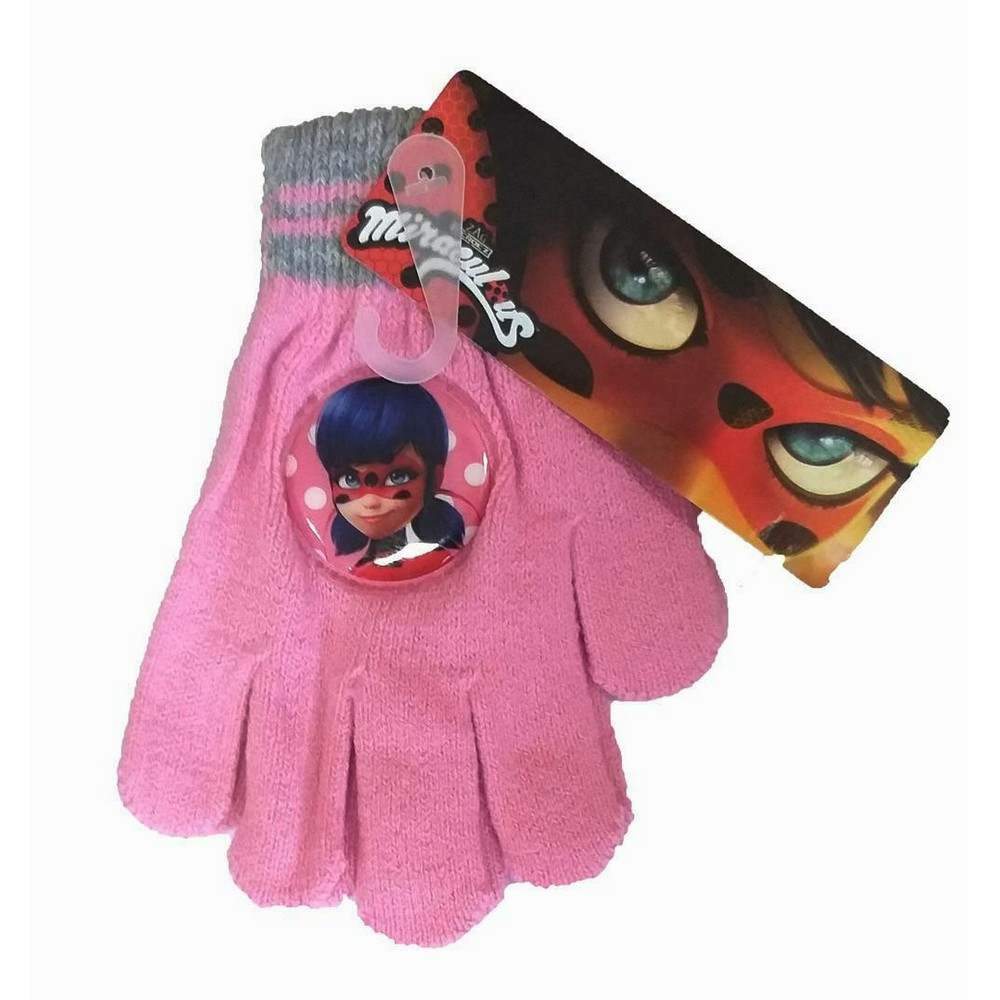 Gants Miraculous Ladybug Disney enfant hiver rose - Gants, bonnets