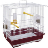 GIUSY Cage pour oiseaux rouge et blanc