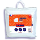 Couette 220x240 cm DODO LA WARM MAX - chaude - 100% Polyester - 2 personnes - blanc