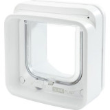 SUREFLAP Chatiere a Puce électronique Connecté - Blanc - 142 mm x 120 mm (Livré sans le Hub)