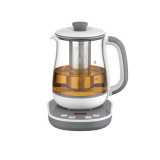 TEFAL BJ551B10 Tastea Machine a thé en verre 1,5 L, 8 réglages, Panier a thé amovible acier inoxydable, Maintien au chaud, Base 360°