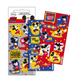 Lot 3 planche de Stickers Mickey Autocollant 12 x 6 cm NEW