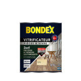BONDEX Vitrificateur Satin pour Proteger et Rénover les Parquets et Escaliers - Incolore