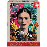 Puzzle 1000 pieces Frida Kahlo - EDUCA - Theme Humains, personnages et célébrités - Multicolore