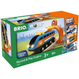 Brio World Locomotive a Enregistreur vocal Smart Tech Sound  - STEM - Circuit de train en bois - Ravensburger - Des 3 ans - 33971