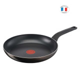 TEFAL B5540602 Easy Cook&Clean Poele 28 cm, Antiadhésive, Tous feux sauf Induction, Thermo-Signal, Cuisson saine, Fabriqué en France