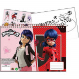 Cahier de dessin Miraculous Ladybug livre de coloriage A4 + Stickers autocollant