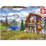 CHALET ALPIN - Puzzle de 4000 pieces