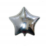 Ballon hélium etoile argent 45 cm