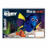 Cahier de dessin Nemo livre de coloriage Stickers Regle Pochoir Album New
