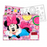Cahier de dessin, livre de coloriage A4 + Stickers Minnie