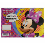 Cahier de dessin Minnie livre de coloriage Stickers Regle Pochoir Disney