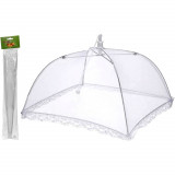 Cloche parapluie pliant blanc protection anti insecte fruit