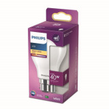 Philips ampoule LED Equivalent 40W B22 Blanc chaud non dimmable, verre