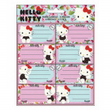 Lot de 16 étiquette Hello Kitty Disney cahier enfant 