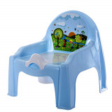 Pot fauteuil chaise apprentissage proprete bleu bebe