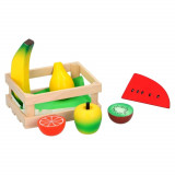 Cagette en bois jouet dinette fruit legume cuisine enfant 3