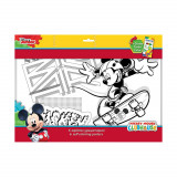 6 Grands dessin Mickey coloriage Disney 6 feutres