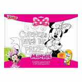 6 Grands dessin Minnie coloriage Disney 6 feutres