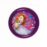 Horloge murale Princesse Sofia montre violet