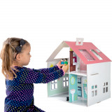 Maison de poupée en carton, a construire et décorer