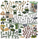 300 pieces Jouet militaire soldat chars armes plastique