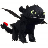 Grande peluche Krokmou dragon noir 70 cm