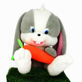 Peluche lapin carotte 22 cm