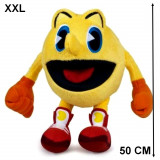 Grande peluche Pacman 50 cm collection Pac Man jaune