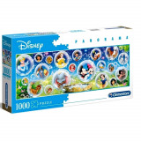 Puzzle 1000 pieces 98x33cm Mickey Minnie Princesse