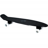 Skateboard complet 57 cm noir retro plastique 