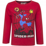 Pull Spiderman T-shirt manche longue 3 ans rouge
