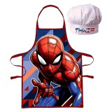 Tablier de cuisine et toque Spiderman enfant New
