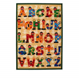 Tapis enfant Lettre de l'Alphabet 140 x 100 cm lettres