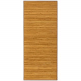 Tapis en bambou 67 x 150 cm brun naturel cuisine couloire