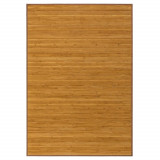 Grand tapis en bambou 180 x 220 cm brun naturel sejour salon