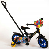 Vélo Disney Batman 10 pouces avec canne parentale