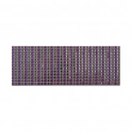 504 Stickers carré scrapbooking autocollant violet strass