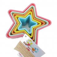 Set de 5 emporte pièces étoile gateau cookies patisserie forme plastique