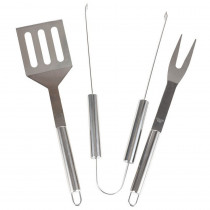 Kit complet barbecue plancha pince fourchette spatule Inox