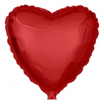Ballon hélium géant 60 cm coeur rouge
