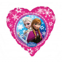 Ballon Disney La reine des neiges hélium Ana Elsa Coeur