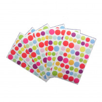 324 gommette stickers rond multicolore