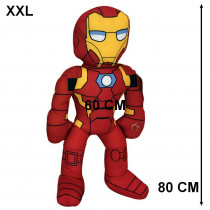 XL Grande Peluche Iron Man 80 cm Sonore Avengers Avec Son