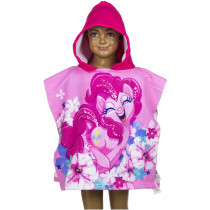 Poncho de bain Disney My Little Pony, cape pour enfant rose