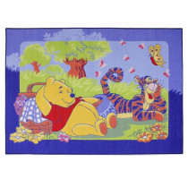Tapis enfant Winnie l'Ourson 133 x 95 cm Disney Picnic