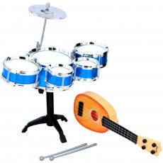 Batterie et guitare instrument musique jouet enfant cymbale
