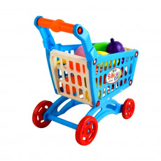Chariot de course garni fruit legume plastique jouet enfant