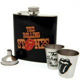 Coffret cadeau Rolling Stones The Tongues flasque verre shot entonnoir acier